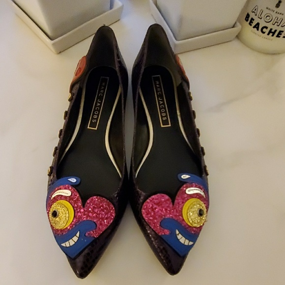 Marc Jacobs embellished ballerina flats - Picture 1 of 8